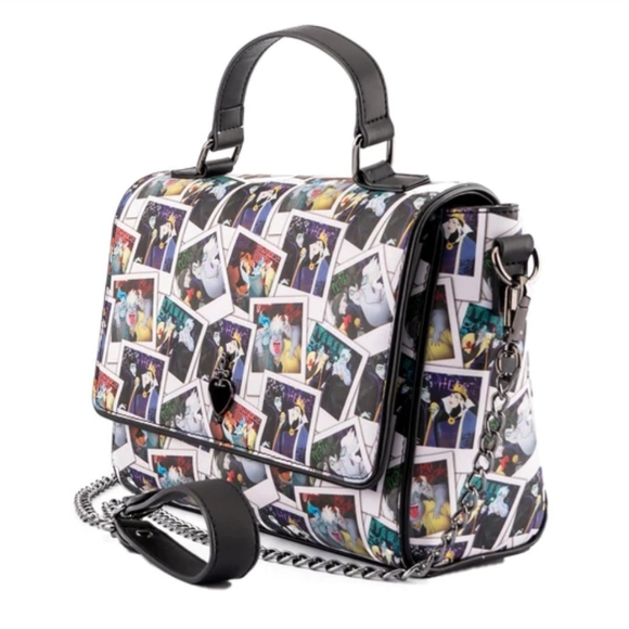 LOUNGEFLY DISNEY VILLAINS CLUB POLAROID CROSSBODY PURSE - Picture 2 of 5